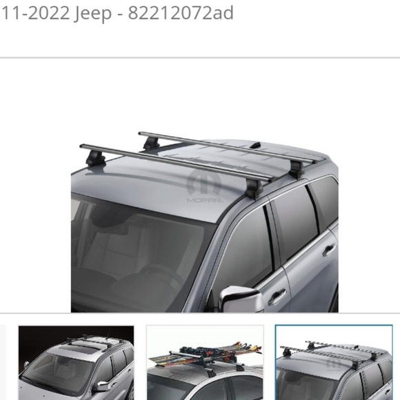 Rack Kit jeep Grand Cherokee top roof rack kit cross bars 1999-2005 - Picture 3 of 12